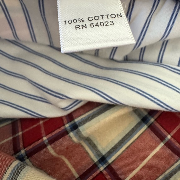 Banana Republic Chino Men's Shorts Size 33 Multi Red Tan Cotton Preowned - Picture 5 of 6